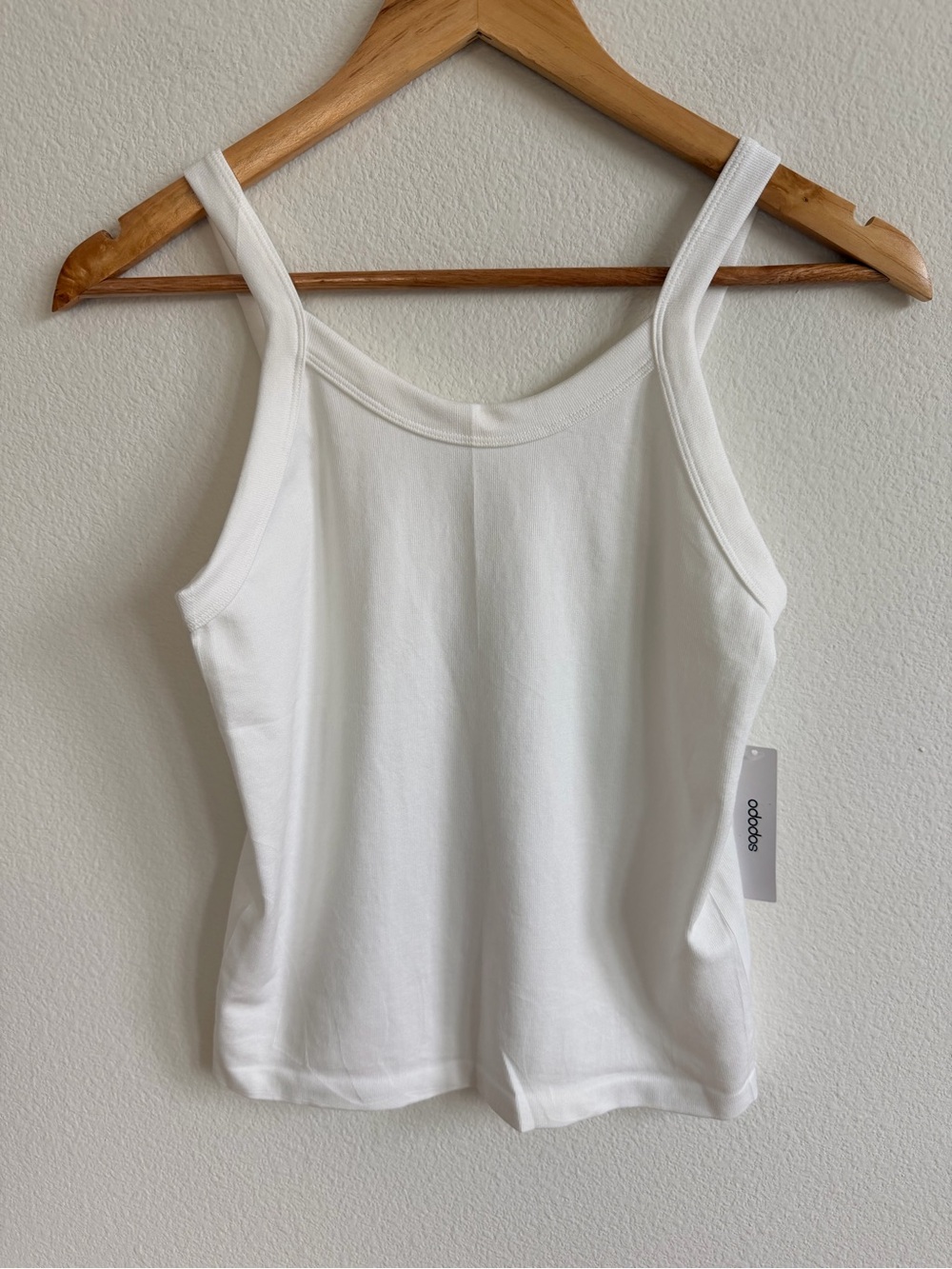 Women’s White Ribbed Camisole Tank Top - Classic Everyday Staple
